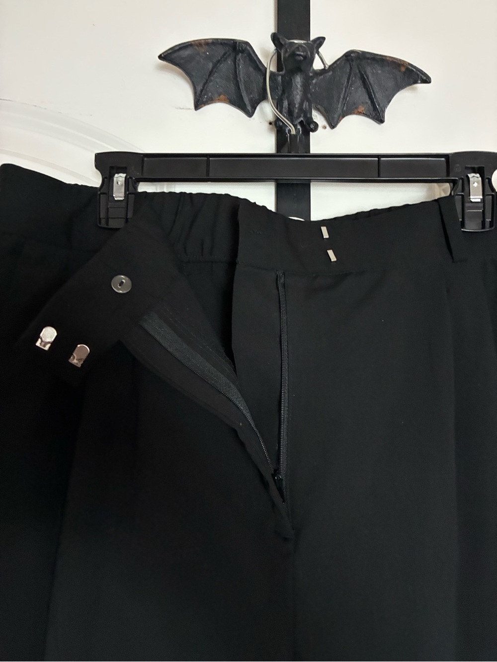 H&M Vintage inspired Tailored Black Dress Pants Comfortable material size 16 - Picture 10 of 11